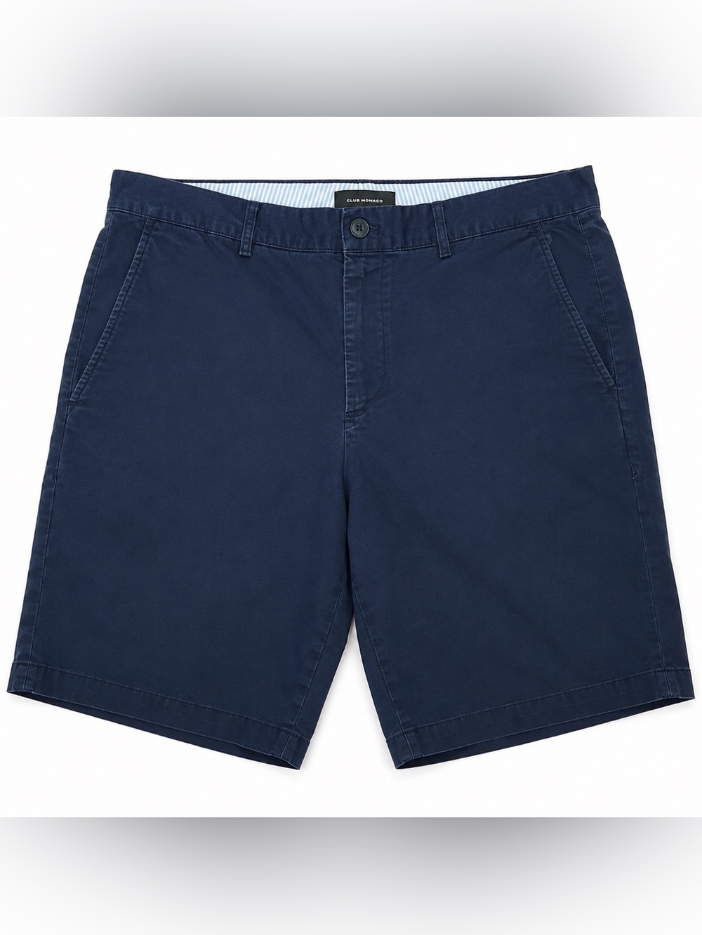Club Monaco Maddox 9” Shorts Men’s Size 32 Navy Chino Casual Classic